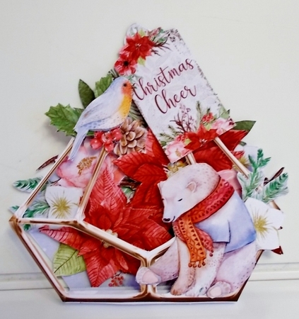 Tranquil Christmas 3d Terrarium Cards & Envelopes Kit by Pam Stubley