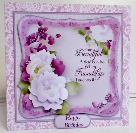 Beautiful Day - Decoupage Card Mini Kit by Pam Stubley
