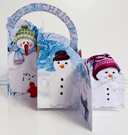 Snowman Cascade Card Kit by Pam Stubley