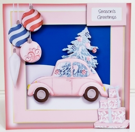 Christmas Retro Car Bumper Kit by Pam Stubley