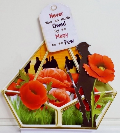 Flanders Fields 3d Terrarium Cards & Envelopes Kit by Pam Stubley