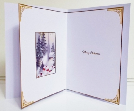 Snow topped Christmas Insert 1 by Pam Stubley