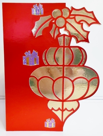 OVER THE EDGE CHRISTMAS BAUBLE 3 by Pam Stubley