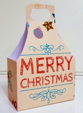 Merry Christmas No 2 Gift Bag by Pam Stubley