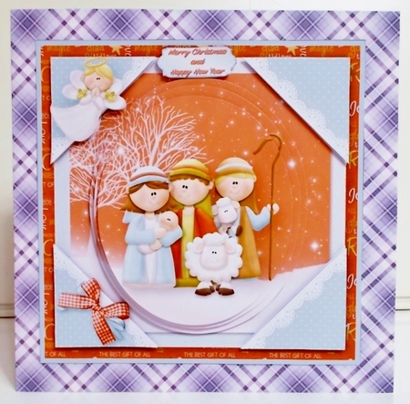 Nativity Play - Corner Card Mini Kit by Pam Stubley