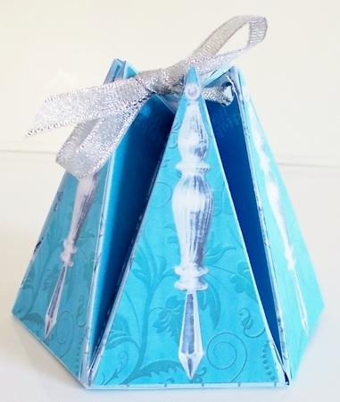 HEXAGONAL GIFT BAG - CHRISTMAS TRINKET by Pam Stubley