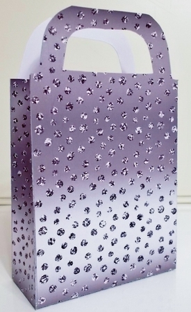 Silver bling gift bag 3 by Pam Stubley