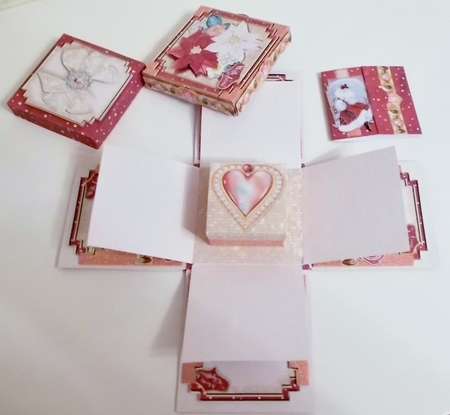 Deco the Halls 4 Large Double Exploding Box Surprise Kit. by Pam Stubley