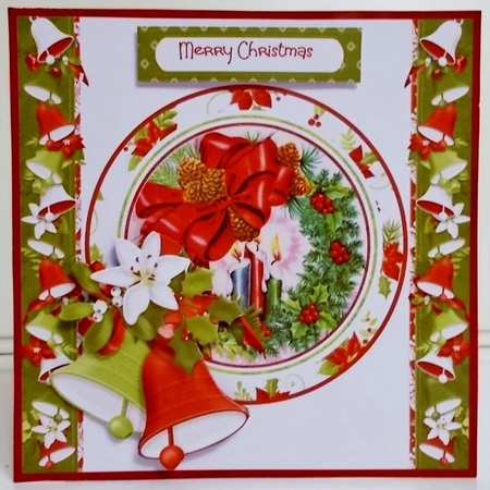  Christmas candles and bells by Pam Stubley