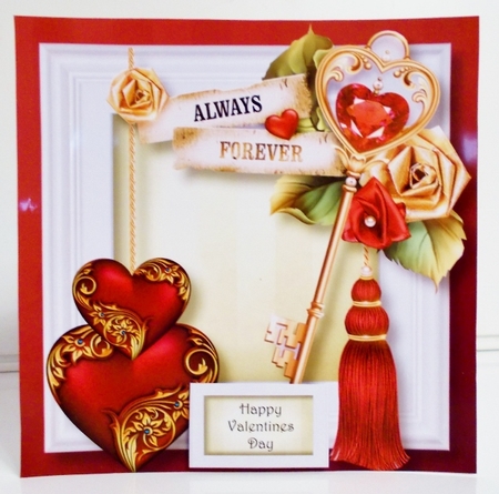 Framed Occasions - Valentines 8x8 by Pam Stubley