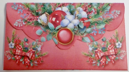 Christmas Floral Money Card-5 by Pam Stubley