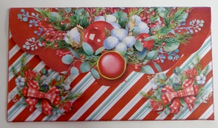 Christmas Floral Money Card-12 by Pam Stubley