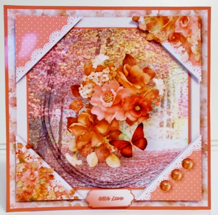 Autumn Posy - Corner Card Mini Kit by Pam Stubley