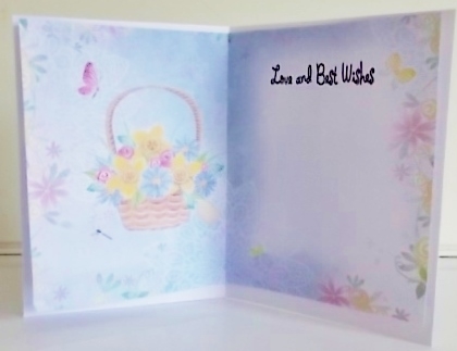 Love and Best wishes Insert. by Pam Stubley