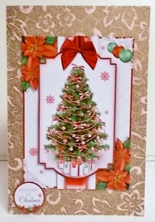 The Red Christmas Tree 5x7 by Pam Stubley