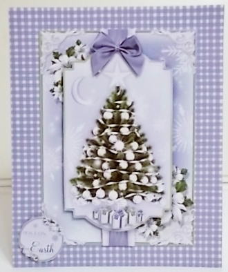 The Silver Christmas Tree 5x7 by Pam Stubley