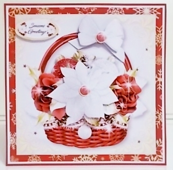 Festive Flower Basket 7 by Pam Stubley