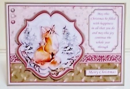 WILD FOREST - FOX Christmas A5 Pyramage & Insert Kit by Pam Stubley