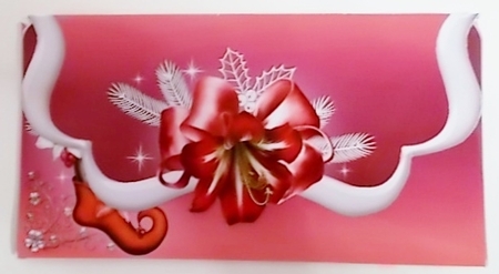 Holiday Amaryllisbloom Voucher Quick Card-4 by Pam Stubley