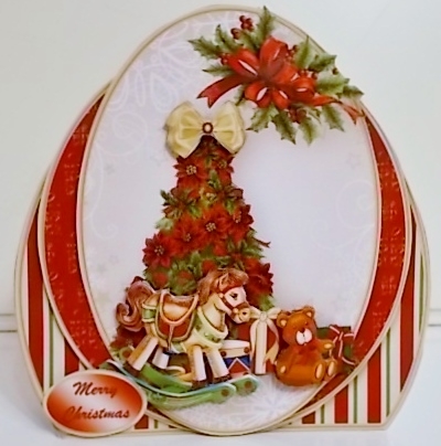 Christmas Morning - Shaped Card Mini Kit by Pam Stubley