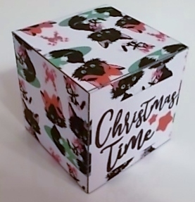 All In One Gift Box - Christmas Cats 1 by Pam Stubley