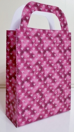 Pink diamonds gift bag 4 by Pam Stubley