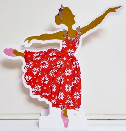 Christmas Ballet Tentfold Cards by Pam Stubley