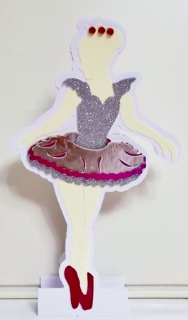 Christmas Ballet Tentfold Cards by Pam Stubley