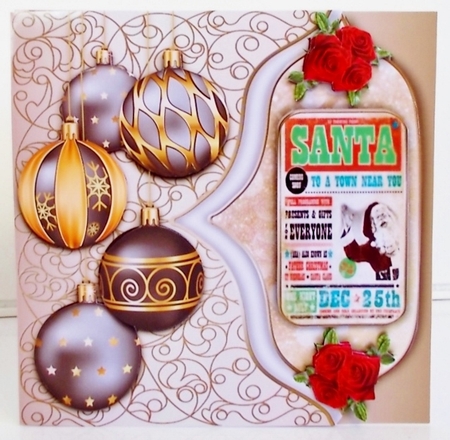 Baubles! - Santa  by Pam Stubley