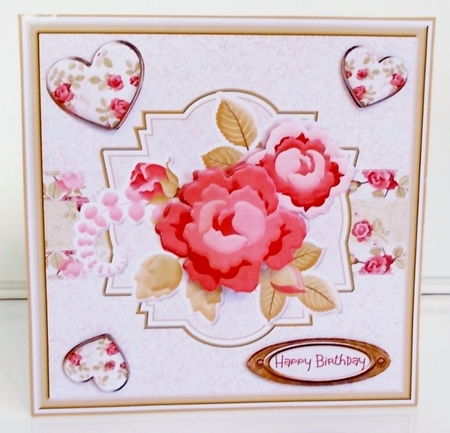 Hearts and roses by Pam Stubley