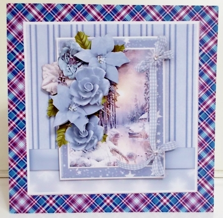 Snowy Sunset - Decoupage Card Mini Kit by Pam Stubley