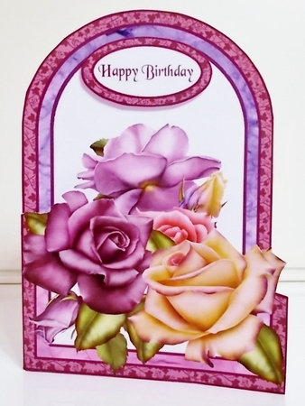 Heritage roses cutaway by Pam Stubley