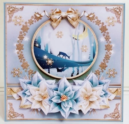 Winter Eve Scene with Reindeer Mini Kit by Pam Stubley