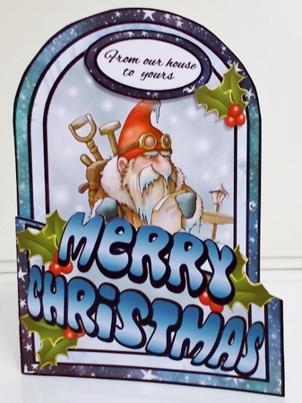 Snow gnome cutaway by Pam Stubley