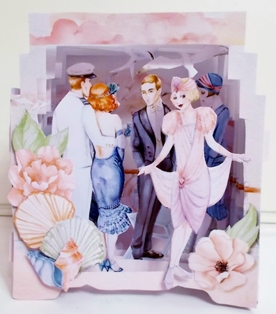 Anything Goes Shape the Scene 3D Card and Envelope Kit. by Pam Stubley