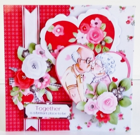 Together Forever Senior Years - 7x7 Card Front & Insert Mini Kit by Pam Stubley