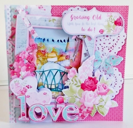 Together Forever 3 Senior Years - 7x7 Card Front & Insert Mini Kit by Pam Stubley