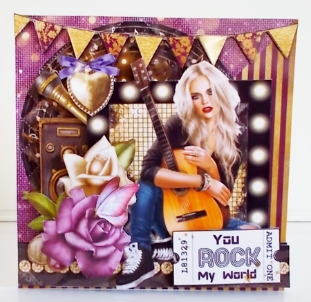 La Femme 1-3 - 7x7 Card Fronts & Inserts Bumper Kit by Pam Stubley