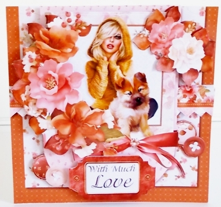 La Femme 1-3 - 7x7 Card Fronts & Inserts Bumper Kit by Pam Stubley