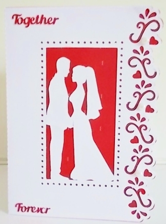 Together Forever Wedding Card by Pam Stubley