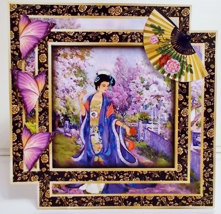 Urushi Style - Lilac Trees by Pam Stubley