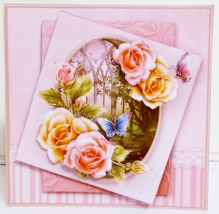 Summer Roses - Layered Card Mini KIt by Pam Stubley