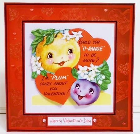 The fruits of love 7x7 card by Pam Stubley
