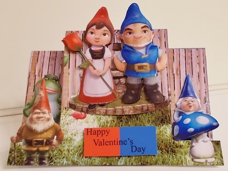 Gnomeo and Juliet Centre stepper by Pam Stubley
