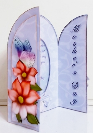 For Mother - Gatefold Card  by Pam Stubley