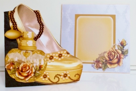 Beautiful Perfume and Heels for Birthday #4 by Pam Stubley