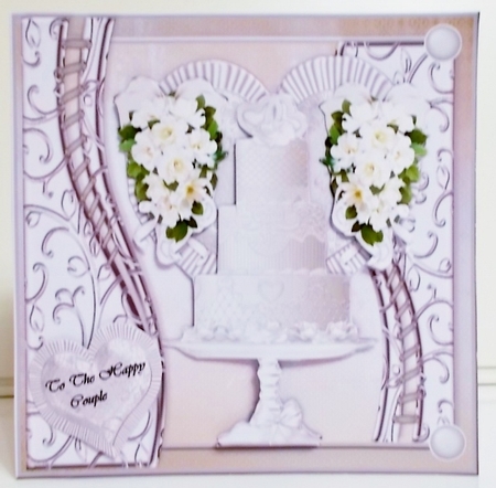 Mini Kit Wedding Cake  by Pam Stubley