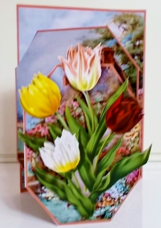 Concertina Front - Walled Garden by Pam Stubley