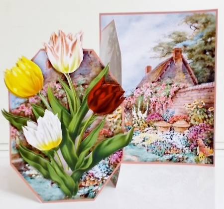 Concertina Front - Walled Garden by Pam Stubley