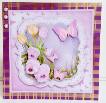 Spring Morning - Shaped Layers Card Mini Kit by Pam Stubley